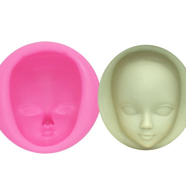 Girl Face Silicone Mold
