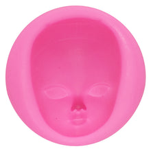 Load image into Gallery viewer, Girl Face Silicone Mold