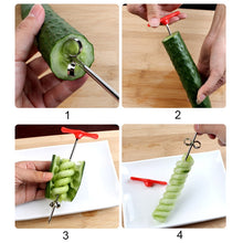 Load image into Gallery viewer, Vegetables Spiral Knife Carving Tool